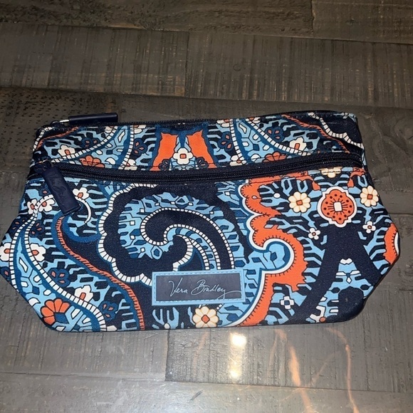 Vera Bradley Marrakesh (Retired 2015) Large Double Zipper Makeup Bag - Picture 1 of 5